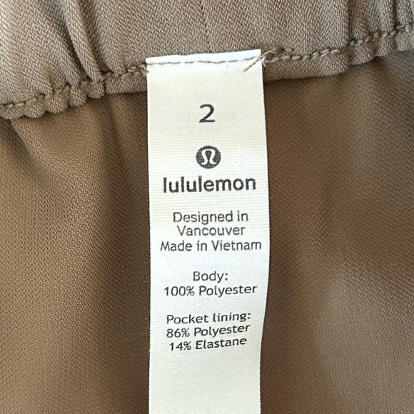 lululemon athletica | Women’s Khaki On The Fly Pull On Drawstring Skirt, Size 2 - Picture 11 of 15